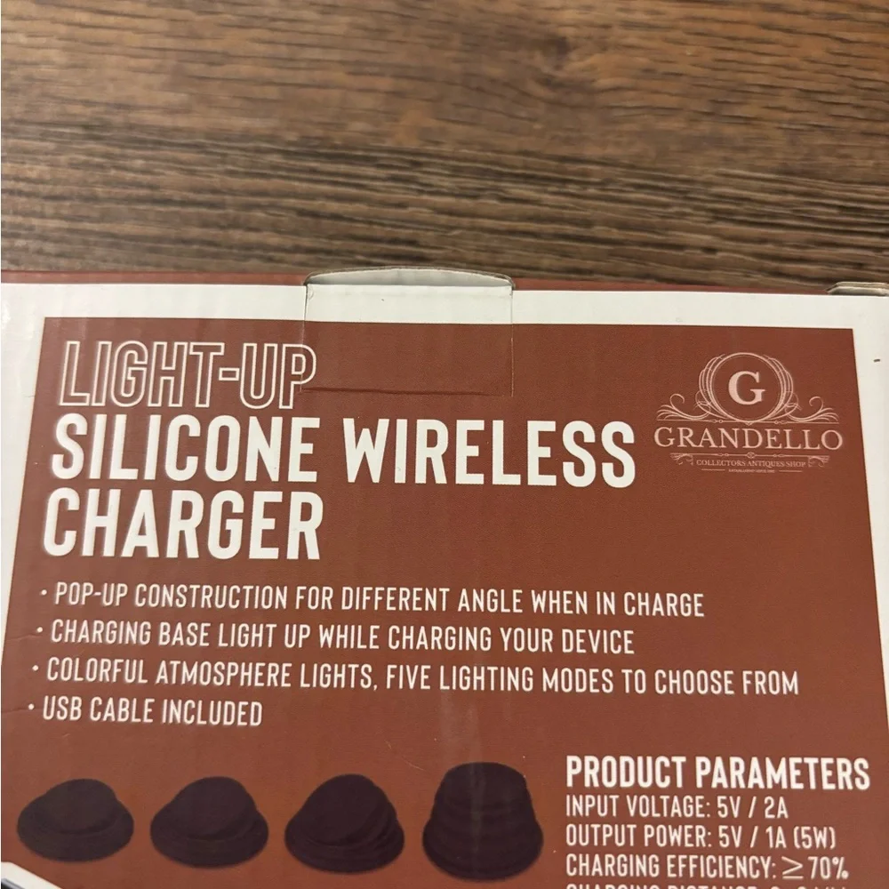 Grandello Silicone Wireless Charger - Black
